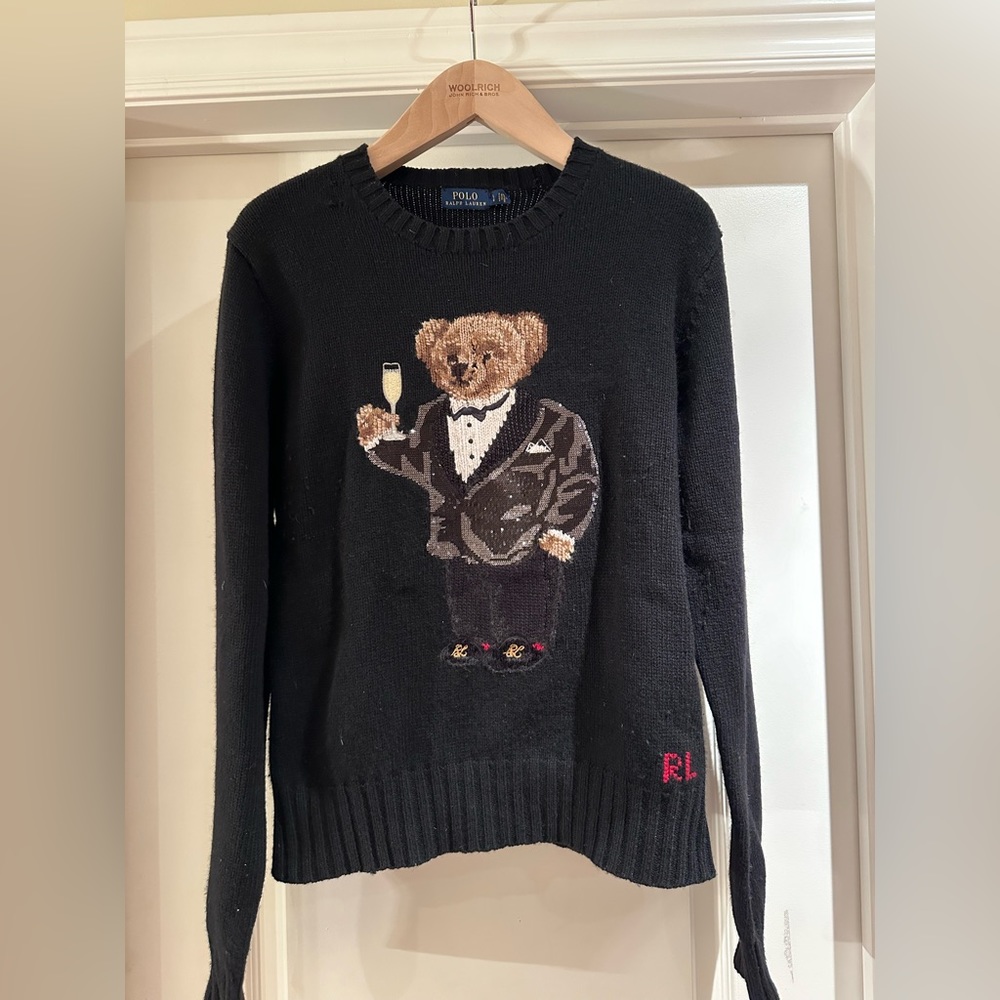 Ralph Lauren - Martini Tuxedo Bear Sweater